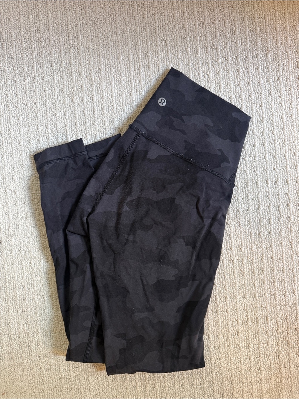 lululemon athletica Black Camo High-Rise Leggings